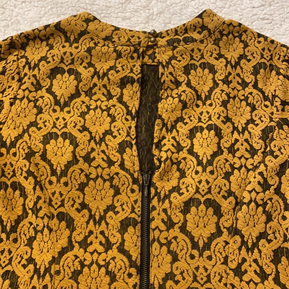Mustard Yellow vintage dress ✨LAST CHANCE - Picture 3 of 4